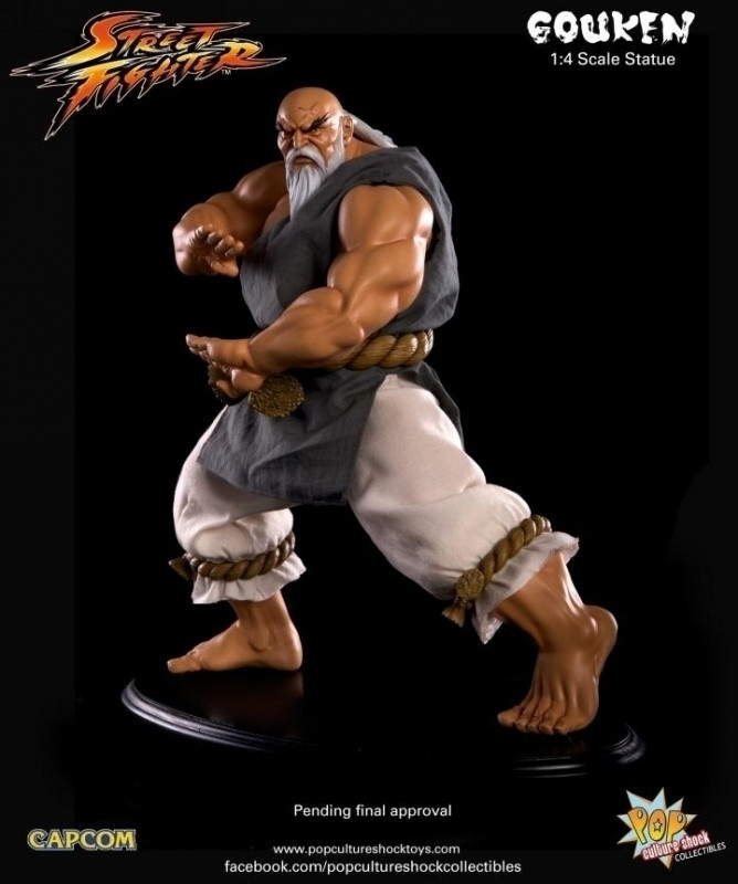 Image of Street Fighter: Gouken 1/4 scale statue