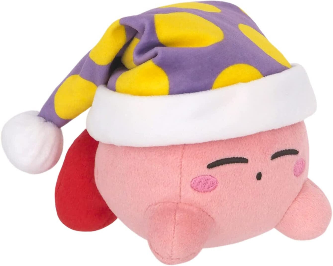 Kirby Pluche - Kirby Sleeping (Purple Sleeping Hat)