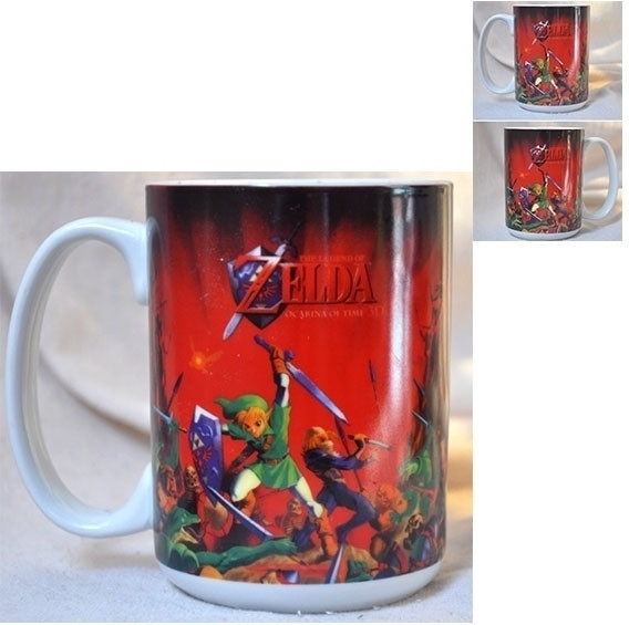 Image of Zelda Ocarina of Time Mug (Red)