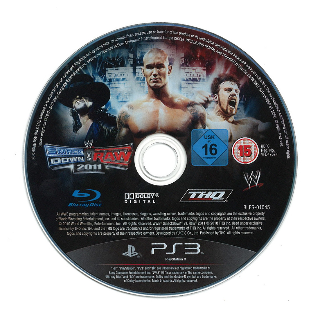 WWE Smackdown vs Raw 2011 (losse disc)