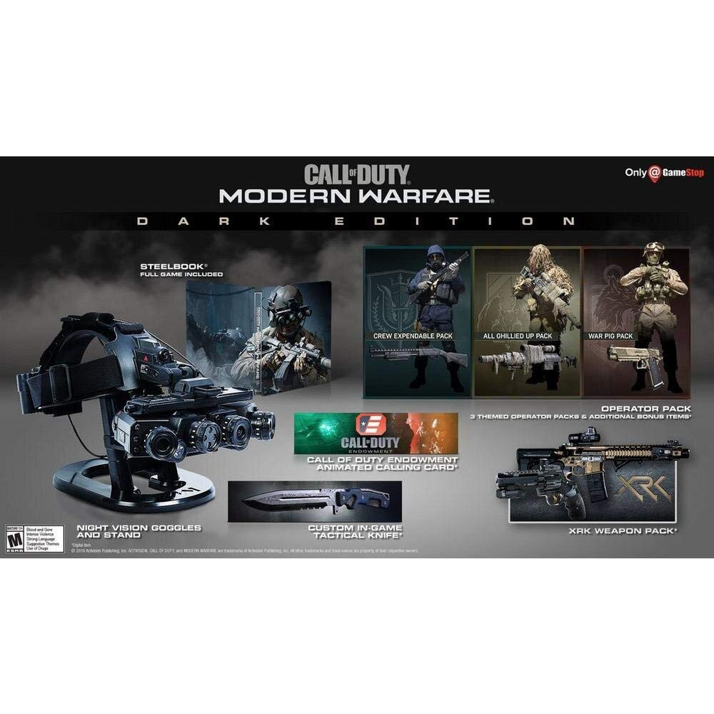 Call of Duty Modern Warfare Dark Edition