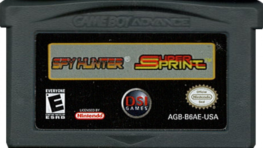 Spy Hunter + Super Sprint (losse cassette)