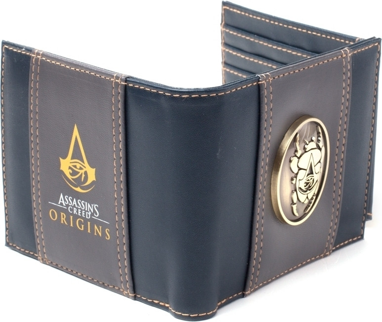Difuzedbioworld Assassins Creed Origins Metal Scarab Logo Bifold Wallet difuzedbioworld kopen in de aanbieding Difuzedbioworld Assassins Creed Origins Metal Scarab Logo Bifold Wallet difuzedbioworld kopen in de aanbieding