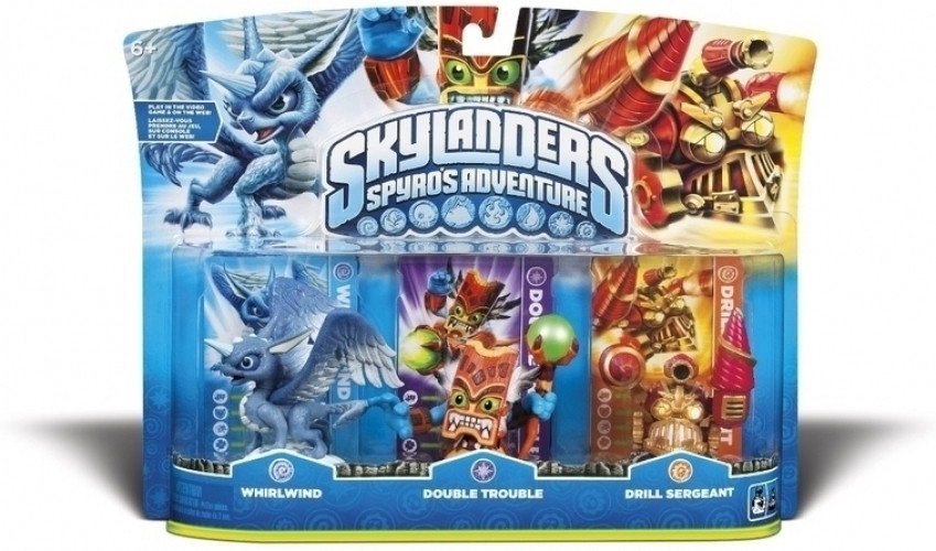 Image of Skylanders 3 Pack (Whirlwind/Double Trouble/Drill Sergeant)