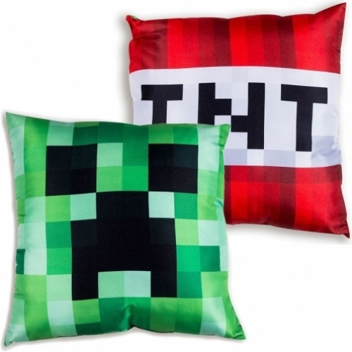 Character World Minecraft Creeper TNT Pillow