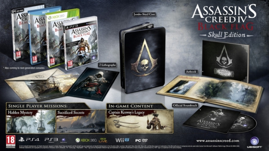 Image of Assassin's Creed 4 Black Flag (Skull Edition)