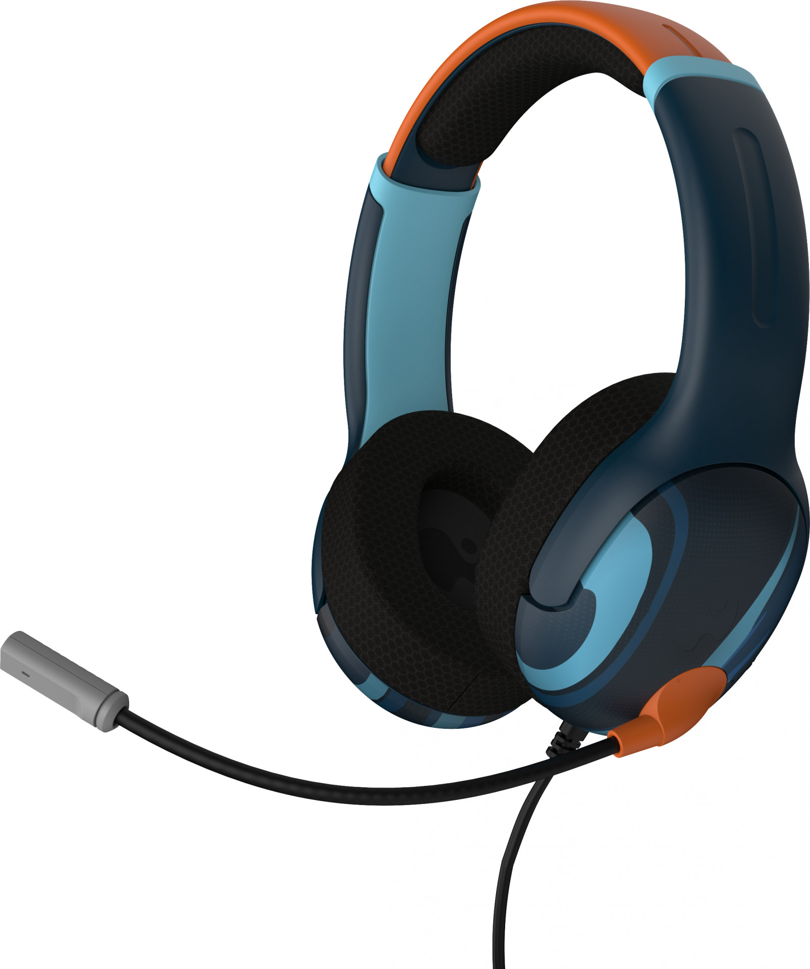 PDP Gaming Airlite Wired Stereo Headset - Blue Tide (Glow in the Dark)