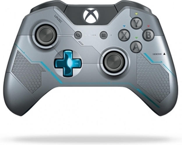 Halo 5 Guardians Draadloze Controller (Zilver / Blauw) (Limited Edition)