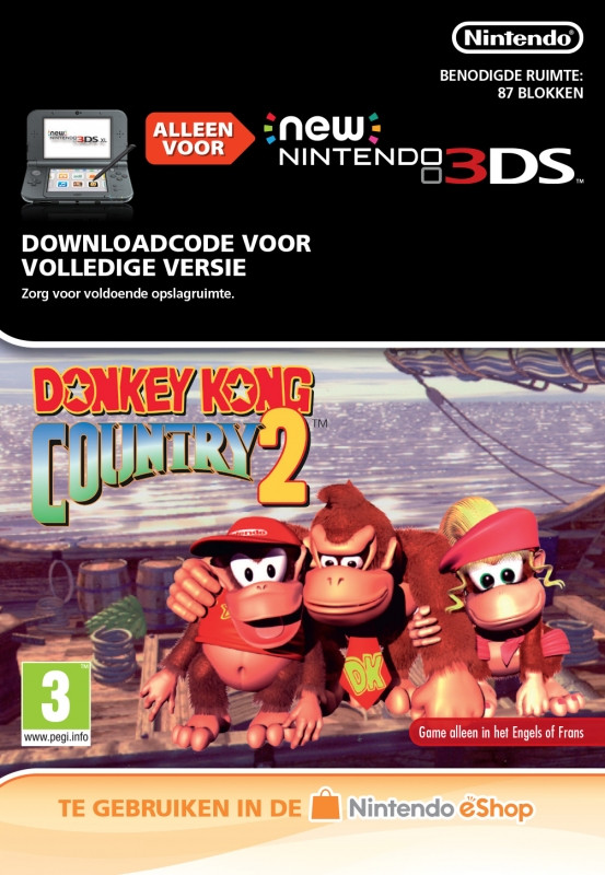 Nintendo Donkey Kong Country 2 Diddys Quest Virtual Console New 3Dsnew 2Ds Only nintendo kopen in de aanbieding Nintendo Donkey Kong Country 2 Diddys Quest Virtual Console New 3Dsnew 2Ds Only nintendo kopen in de aanbieding