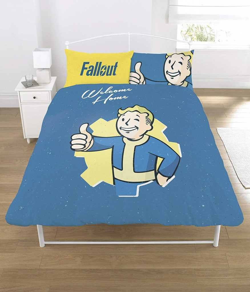 Fallout Dekbedovertrek 'Vault Boy' 200x200cm