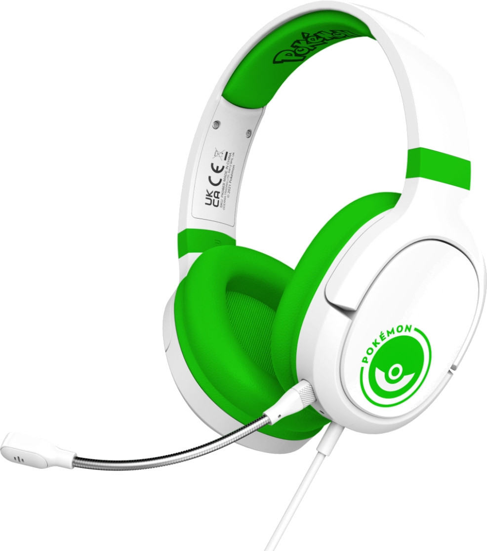 OTL Pro G1 Gaming Headphones - Pokemon Pokeball (White&Green)