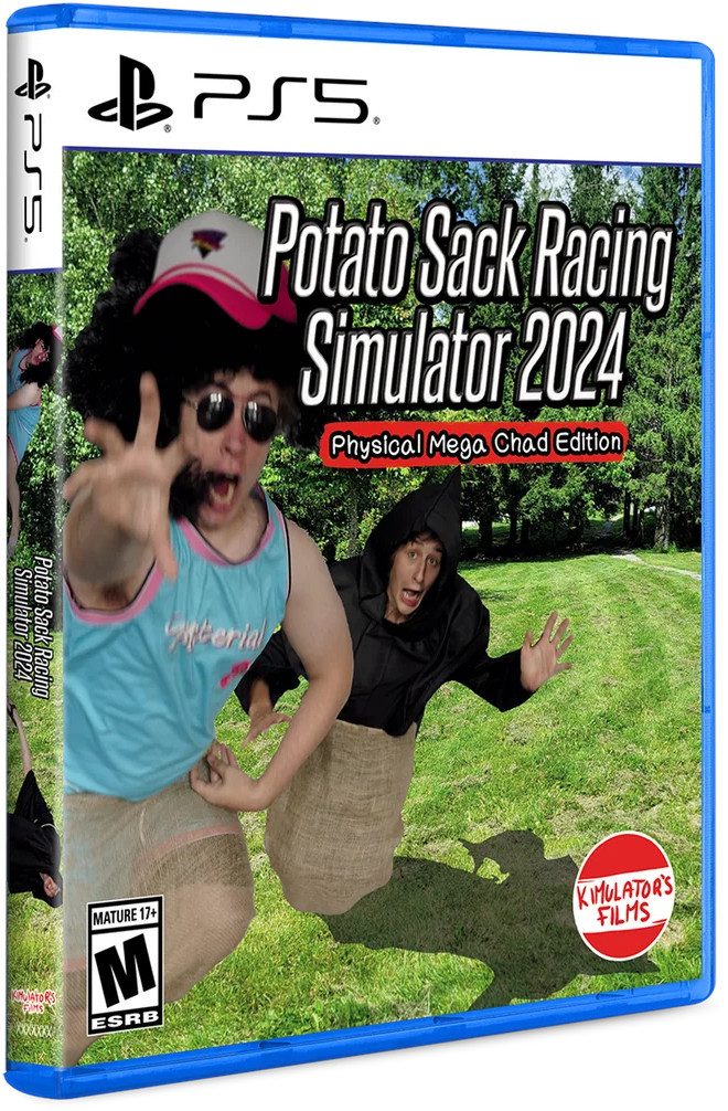 Limited Run Potato Sack Racing Simulator 2024 Physical Mega Chad Edition ( Games)