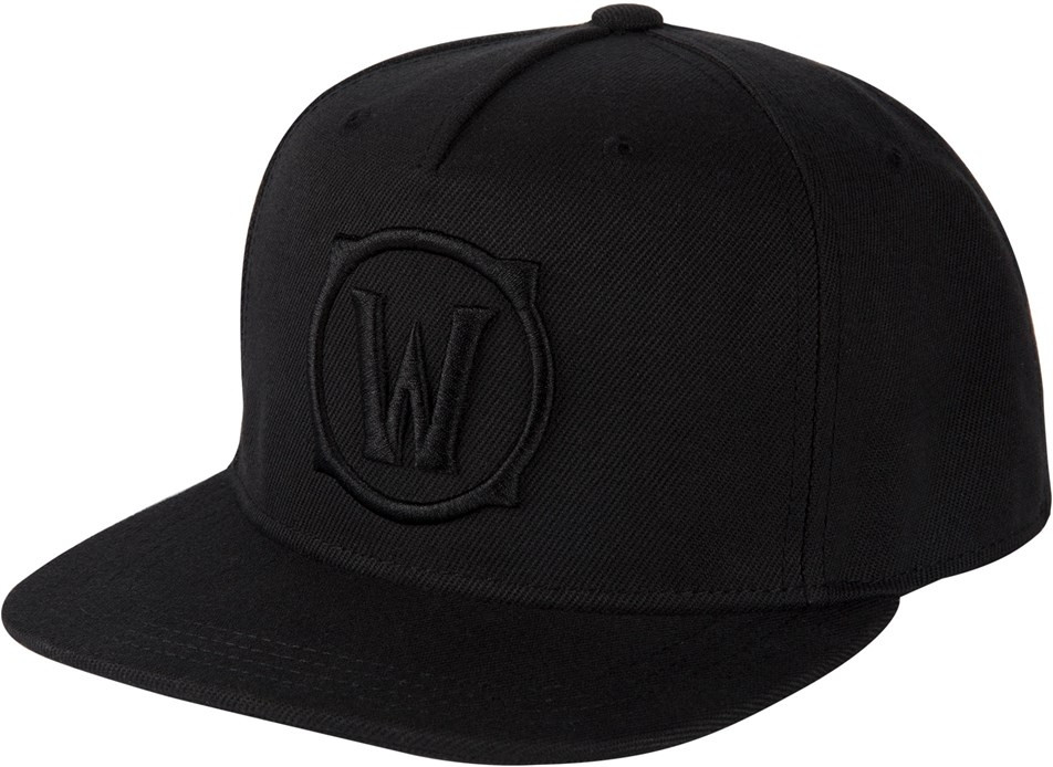 World of Warcaft - Blackout Logo Snap Back Hat
