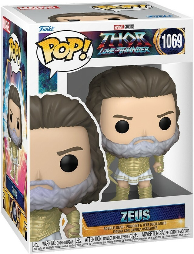 Thor Love and Thunder Funko Pop Vinyl: Zeus afbeelding