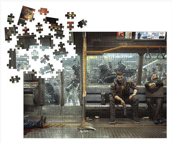 Cyberpunk 2077 - Metro Life Puzzle (1000pcs)