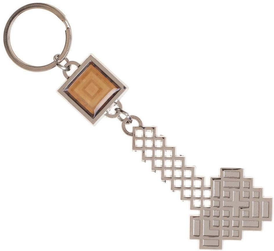 Minecraft - Block & Axe Keychain