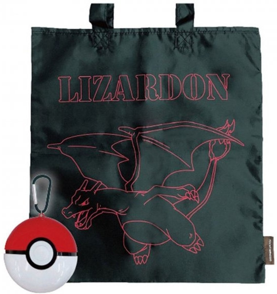 Pokemon Portable Eco Bag in Poke Ball - Charizard