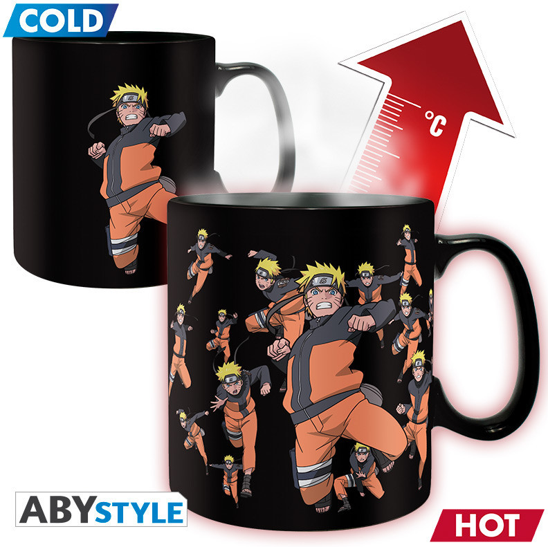 Abystyle Naruto Shipuden - Shadow Clone Technique Heat Change Mug