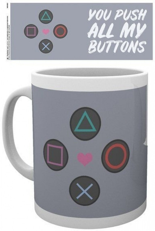 Playstation Mug - Push My Buttons