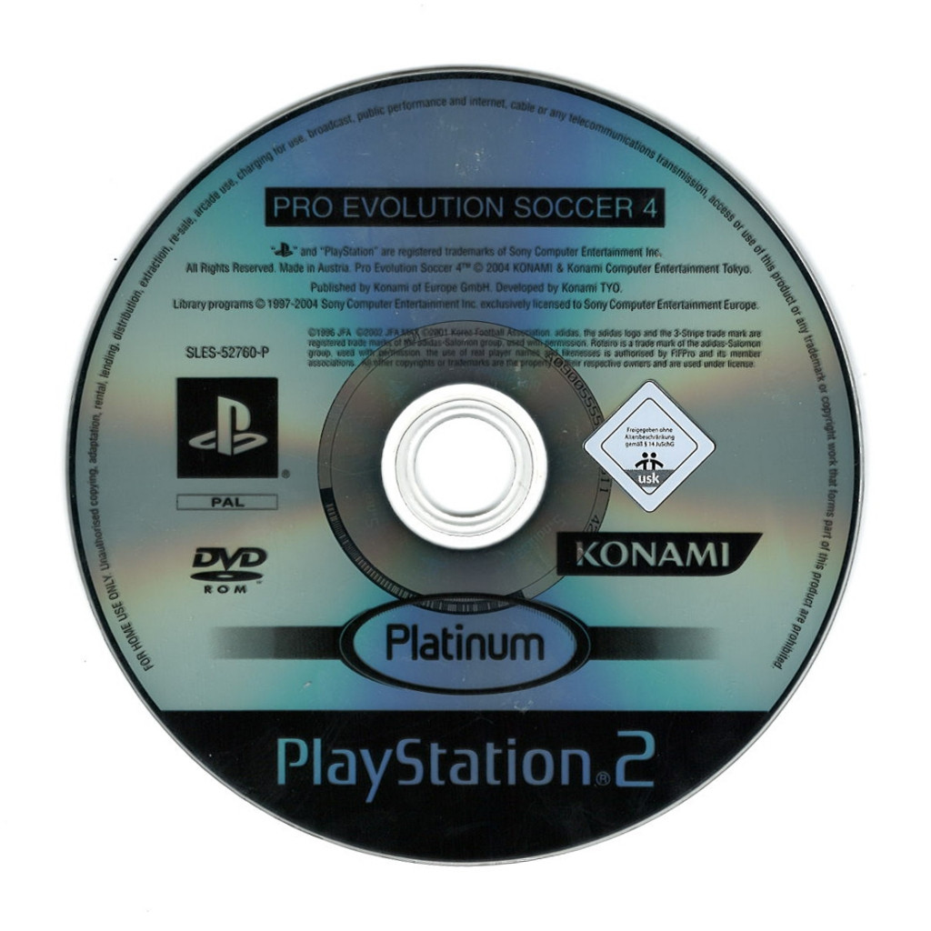 Pro Evolution Soccer 4 (platinum) (losse disc)