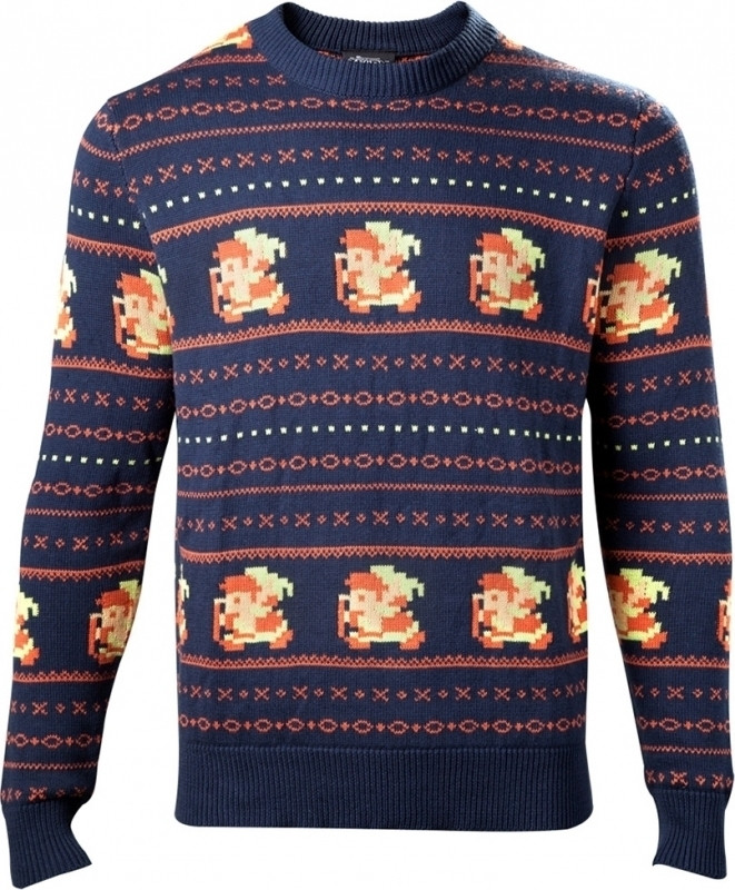 Image of Zelda - Link Christmas Sweater Blue