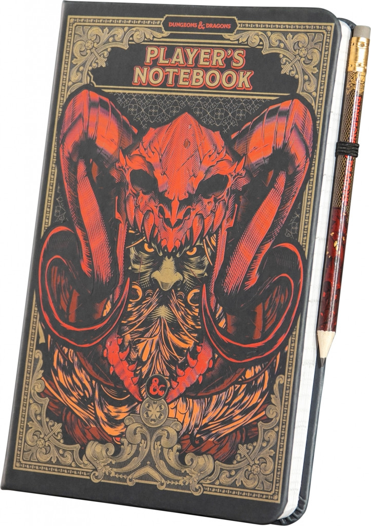 Dungeons & Dragons - Notebook and Pencil