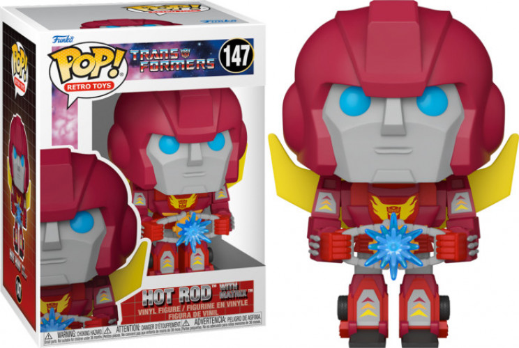 Transformers Funko Pop Vinyl: Hot Rod with Matrix afbeelding
