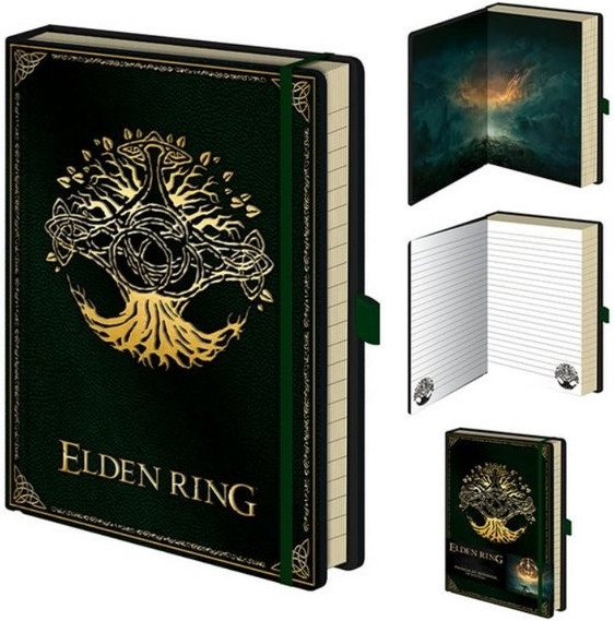 Elden Ring (Vintage Crest) - A5 Premium Notitieboek