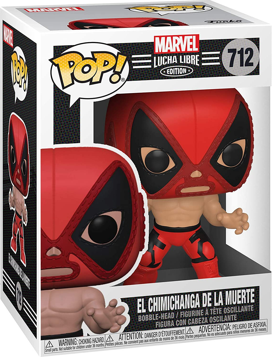 Marvel Lucha Libre Pop Vinyl El Chimichanga de la Muerte (Deadpool)