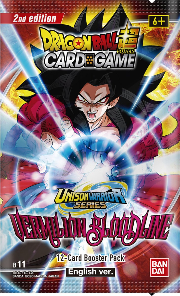 DRAGON BALL SUPER JCC - Booster Pack Unison Warrior 11 x24 EN (08/20)