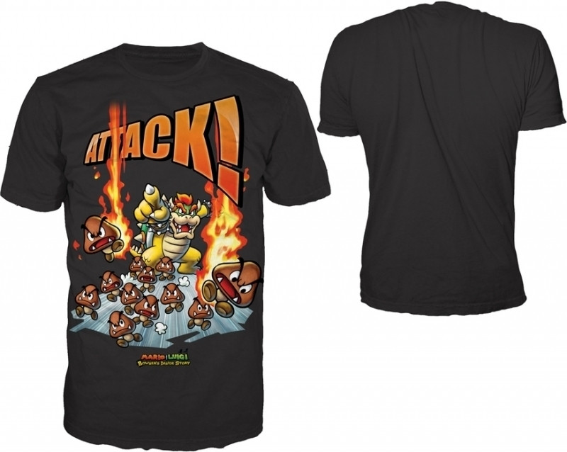 T-Shirt Mario and Luigi Bowser's Inside Story