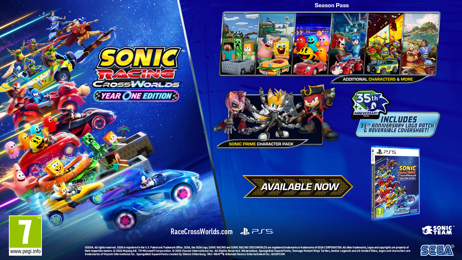SEGA Sonic Racing: CrossWorlds Year One Edition