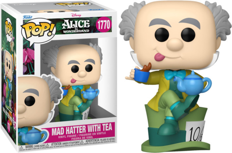 Alice in Wonderland Funko Pop Vinyl: Mad Hatter with Tea