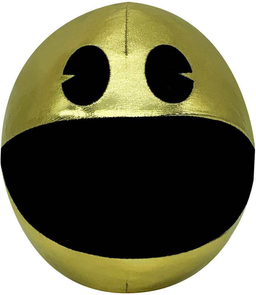 Pac-Man Shiny Collection Pluche - Gold Pac-Man