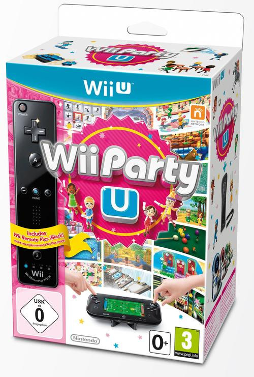 Wii Party U + Wii Remote Plus (Black)