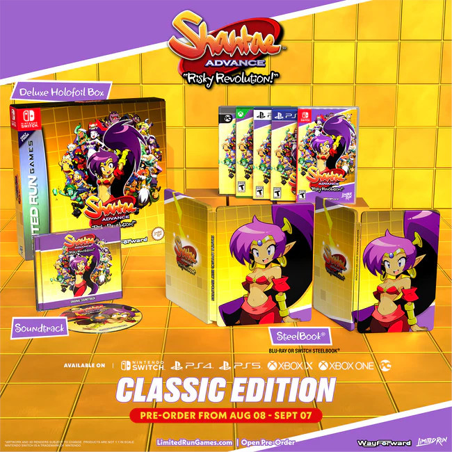 Limited Run Shantae Advance: Risky Revolution Classic Edition ( Games)