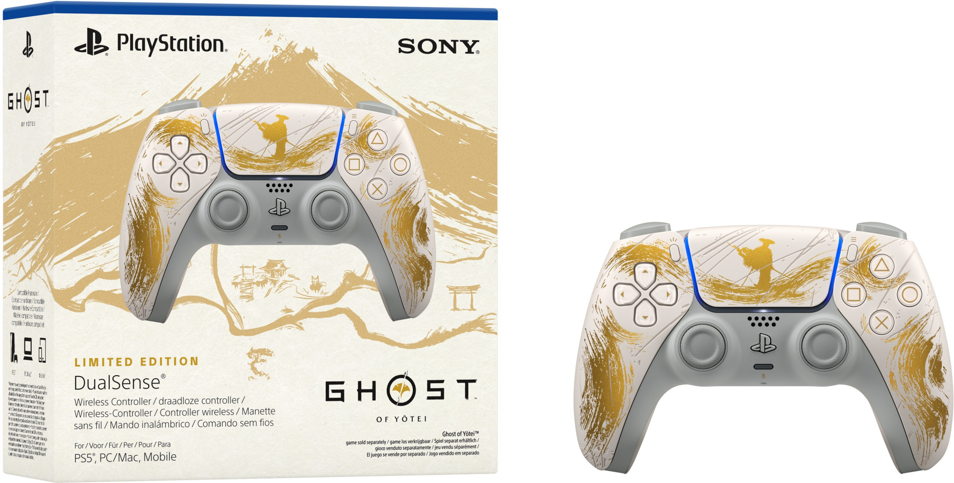 Sony Computer Entertainment Sony DualSense Wireless Controller - Ghost of Yōtei Gold Limited Edition