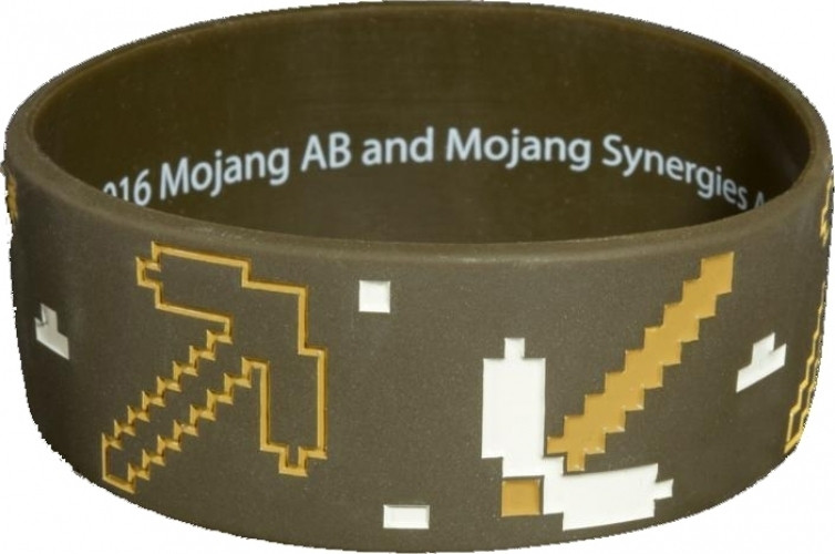 Minecraft - Miner Rubber Bracelet