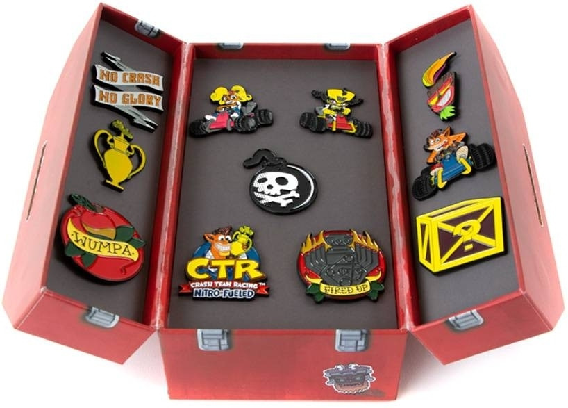 Crash Team Racing Nitro-Fueled - Toolbox Pin badge Set