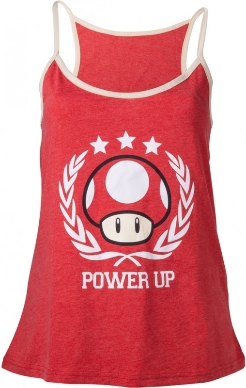 Difuzedbioworld Nintendo Girls Top Power Up Women difuzedbioworld kopen in de aanbieding