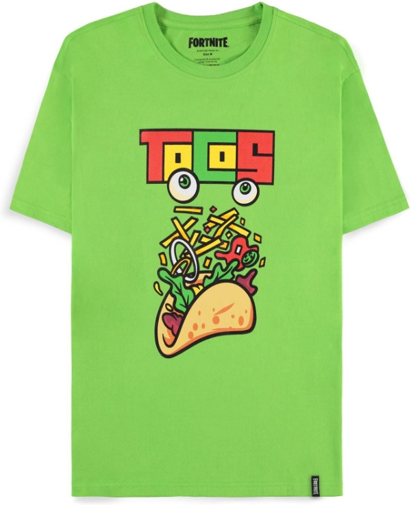 Fortnite - Tacos Green Men's Short Sleeved T-shirt afbeelding