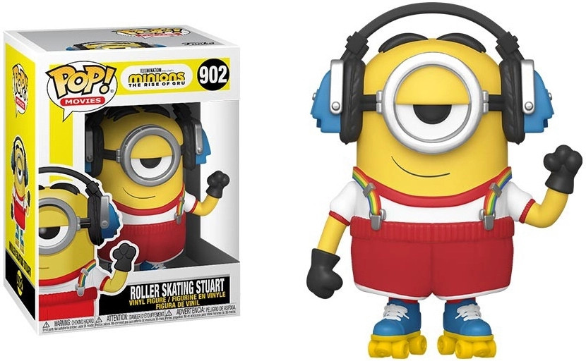 Minions The Rise of Gru Pop Vinyl Oversized Roller Skating Stuart