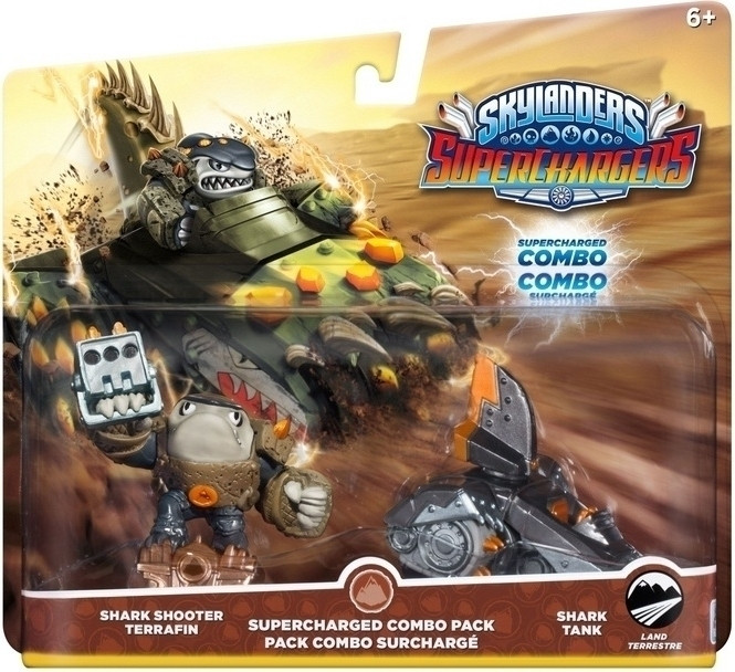 Image of Activision - Skylanders: SuperChargers Supercharged Combo Pack 1: Shark Shooter Terrafin & Shark Tank (87582EU)