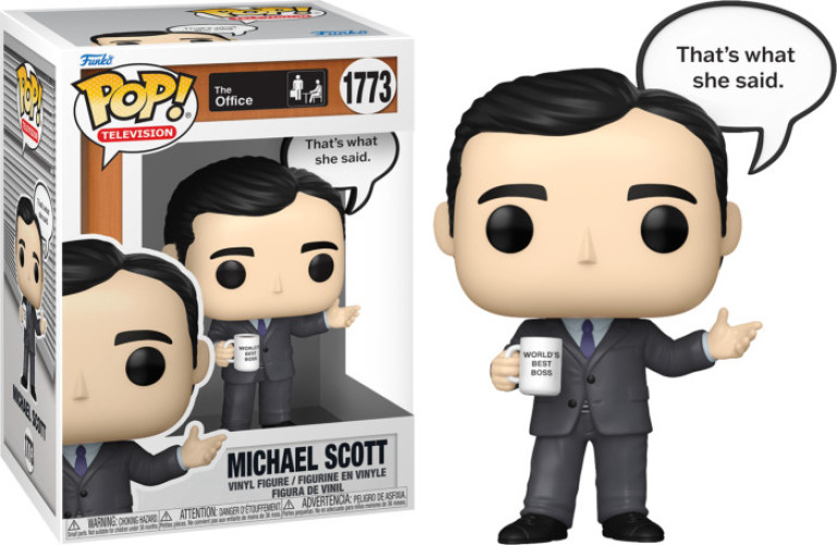 The Office Funko Pop Vinyl: Michael Scott (That's What She Said) afbeelding