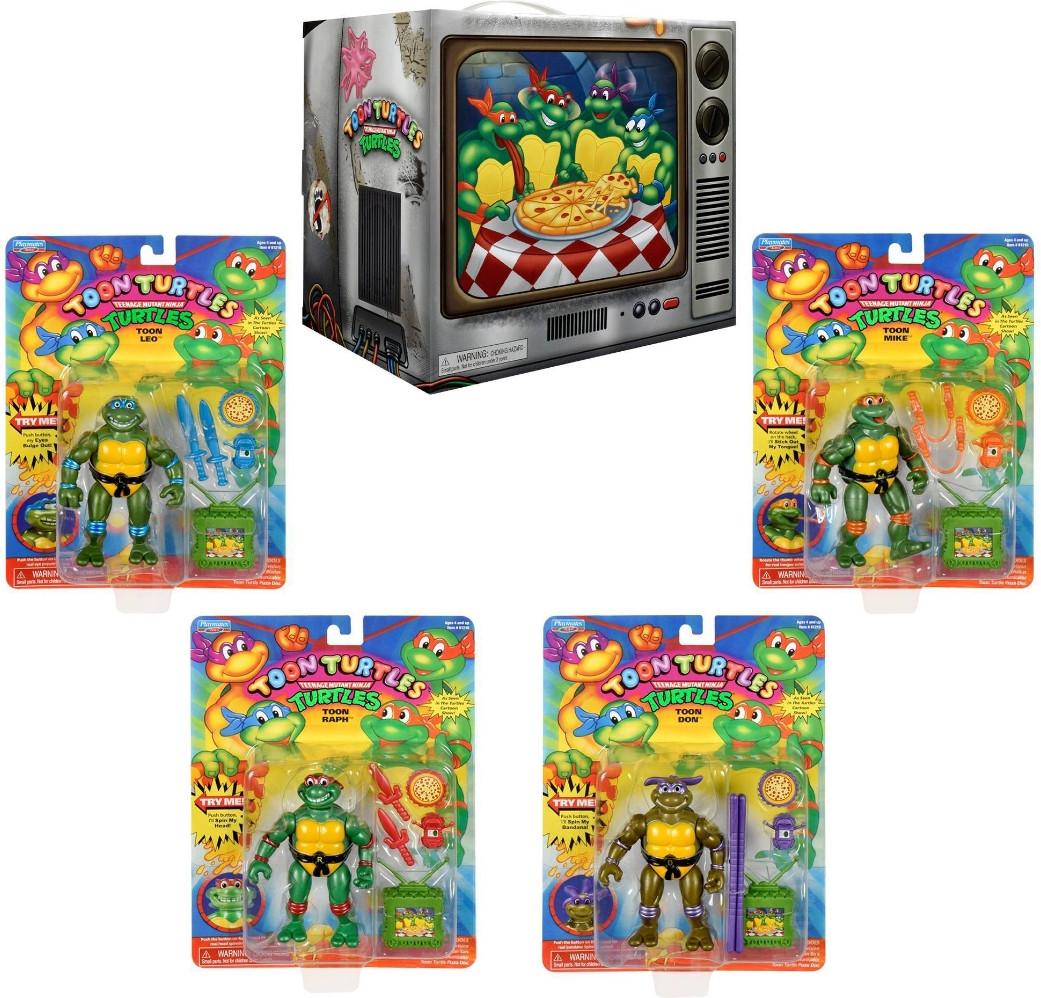 Teenage Mutant Ninja Turtles Toon Turtles Classic Collection 4-Pack
