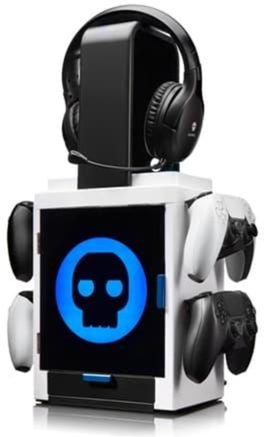 Numskull - Numskull Light Logo Inspired Gaming Locker voor 4 Controllers - 10 Games - Koptelefoon