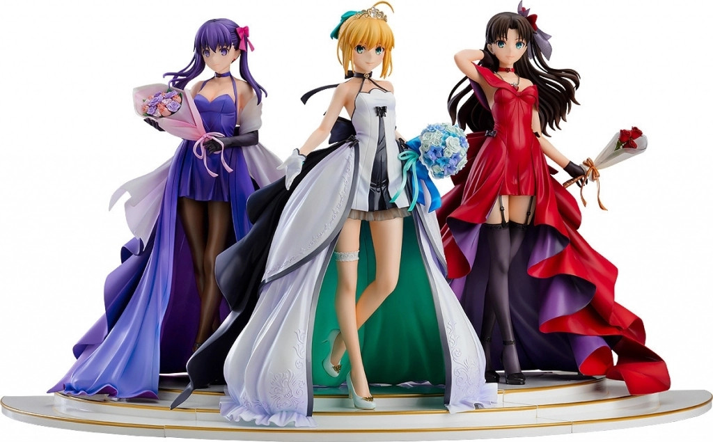 Fate-Stay Night 15th Celebration Project Figure - Dress Ver. Premium Box 3-Pack