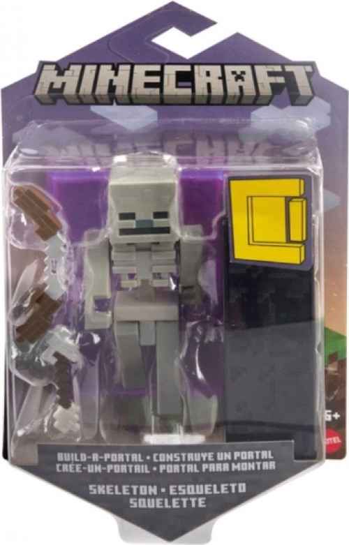 Minecraft 8cm Nether Portal Figure - Skeleton