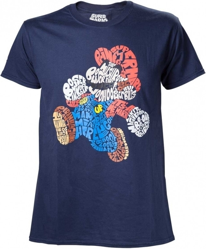 Difuzedbioworld Nintendo Mario Word Play T Shirt difuzedbioworld kopen in de aanbieding