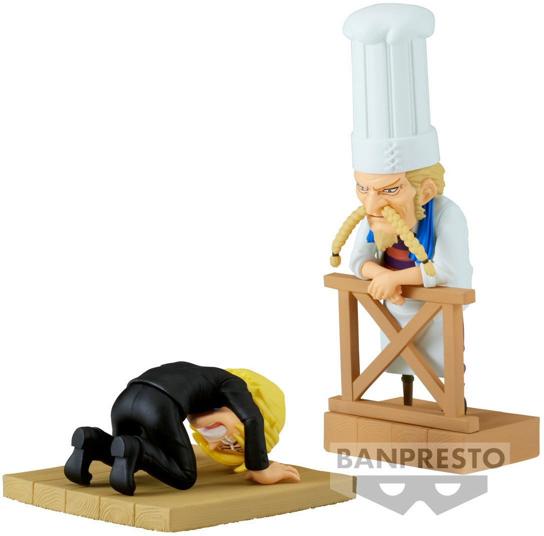 One Piece WCF Log Stories Figure - Sanji & Zeff afbeelding